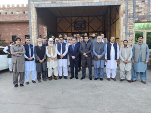 Farewell to PD Attaur Rehman by Honorable SMBR Syed Zafar Ali shah and BOR team
